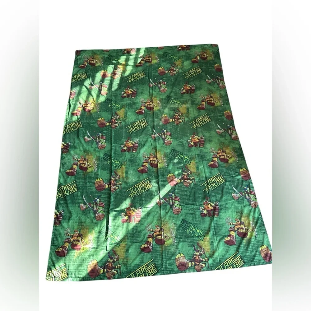 Nickelodeon Teenage Mutant Ninja Turtles Twin Flat Sheet Green w/Pillowcase